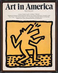 1982年，无标题（“吠狗”） by Keith Haring