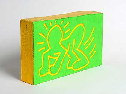 无题（爬行发光的孩子），1983年 by Keith Haring