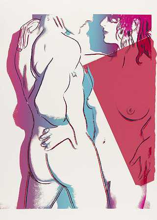 爱，嗯，1983年。 by Andy Warhol