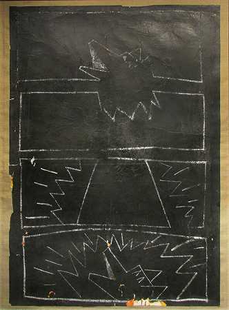 无题（狼漫画），1982年 by Keith Haring
