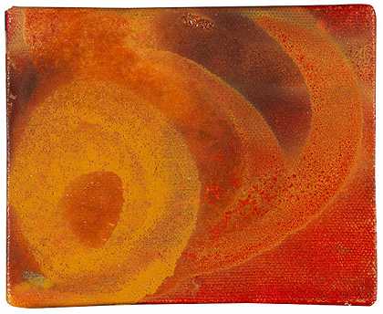 画圆圈，1995/96。 by Otto Piene