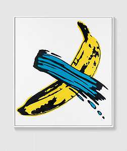 香蕉裂口（大）（蓝色），2021 by SYMBLE