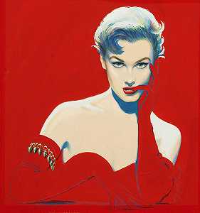 诱人的致命女人——金·诺瓦克，约1950年 by Coby Whitmore
