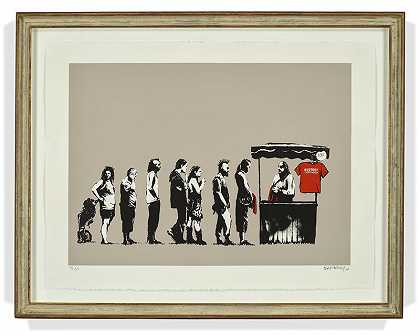 节日/摧毁资本主义，2006年 by Banksy