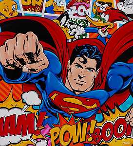 Superman Comic Stripes，2021 by Boudro