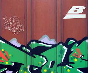 空白画布#88-BNSF，2019年 by Tim Conlon