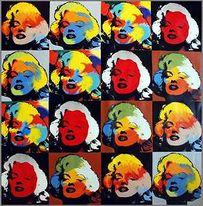 16 Marilyns，2005年 by Steve Kaufman