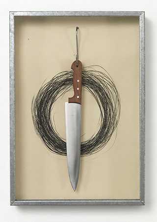 无标题（挂刀），1991年 by Jannis Kounellis