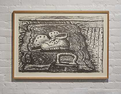 Rug，1980年 by Philip Guston