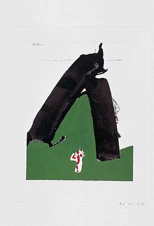 巴斯克套房：无标题，1971年 by Robert Motherwell