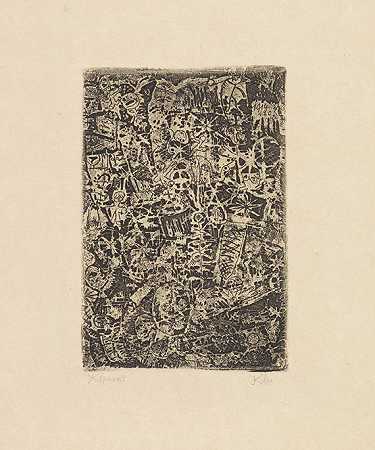 克莱因韦尔特，1914年。 by Paul Klee