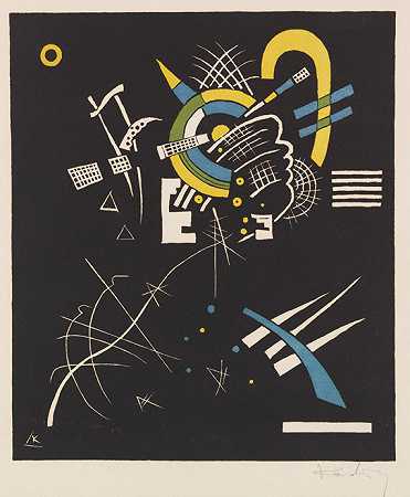 小世界七世，1922年。 by Wassily Kandinsky