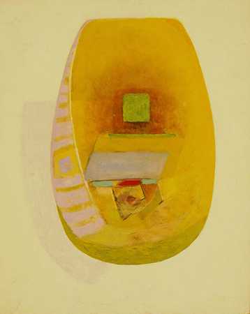无标题（椭圆形），1969年 by Naum Gabo