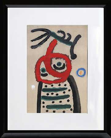 纸箱22:1965年《女人和鸟》 by Joan Miró