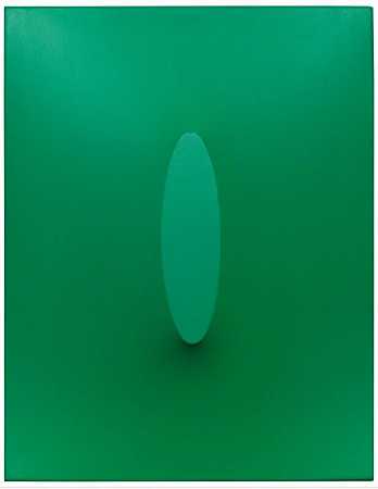 绿椭圆形，1967年 by Turi Simeti