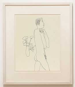 男性下半身，约1956年 by Andy Warhol