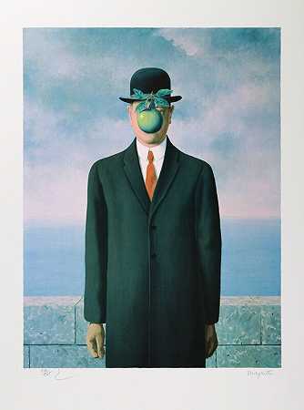 《男人之子》，2010年 by René Magritte