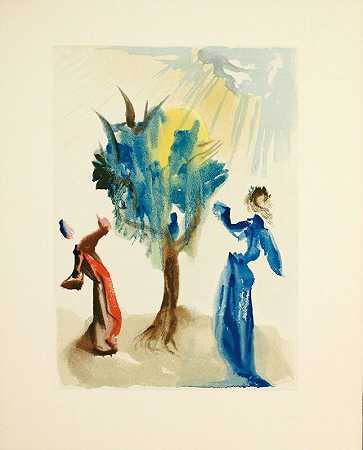 《炼狱第24章》（神曲），1959-1964年 by Salvador Dalí
