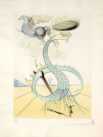 但（以色列十二支派），1973年 by Salvador Dalí
