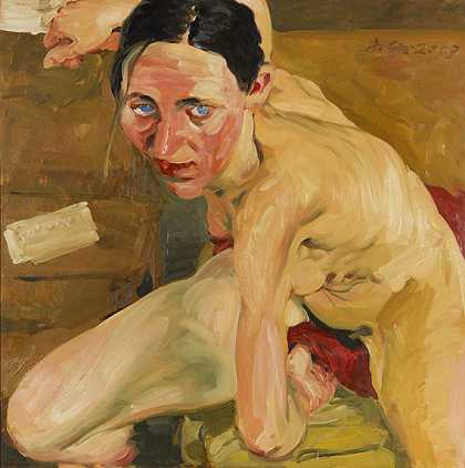 浴缸V，2003年。 by Johannes Grützke