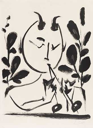 道岔野生动物，1948年。 by Pablo Picasso