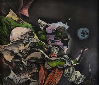 1948年《魔鬼与傻瓜》 by Kurt Seligmann