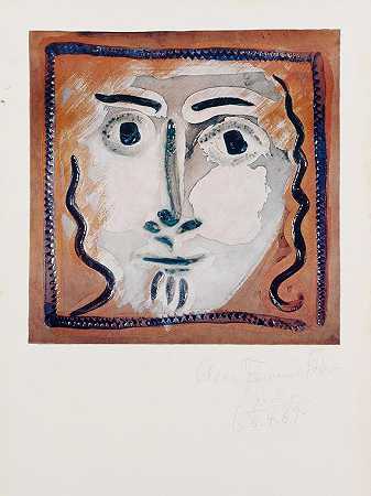 毕加索，50幅新的原始色调浮雕，1969年。 by Pablo Picasso