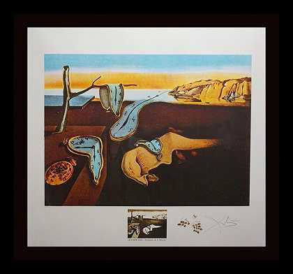 伟大杰作的变化《记忆的持久性》，1974年 by Salvador Dalí