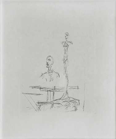 1965年的搜索 by Alberto Giacometti