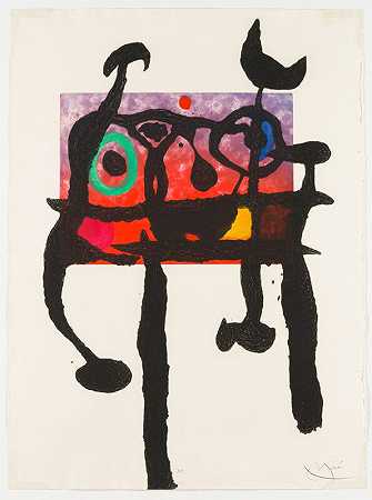 武士，1968年 by Joan Miró