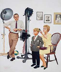 1959年9月26日《周六晚报》封面《摄影师的孩子》 by Kurt Ard