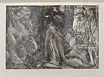 男女（B.1385；BA.1407），1966年 by Pablo Picasso