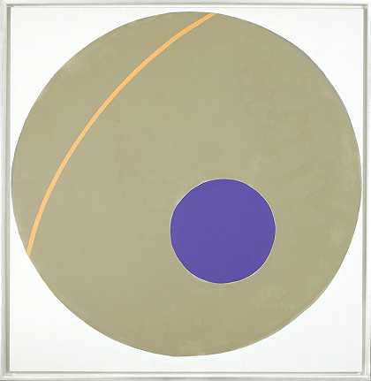 绿上紫，1963年 by Alexander Liberman
