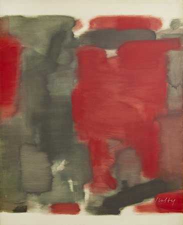 1962年《第十二夜》（红色） by Carl Holty