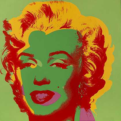 玛丽莲·梦露（玛丽莲），1967年。 by Andy Warhol