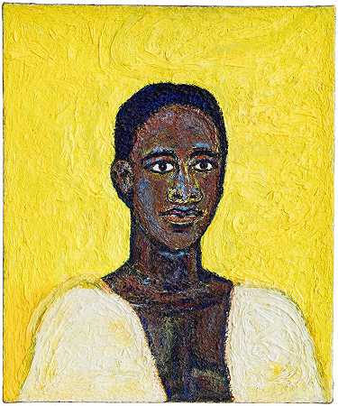 无题（一个年轻人的肖像），约1963年 by Beauford Delaney