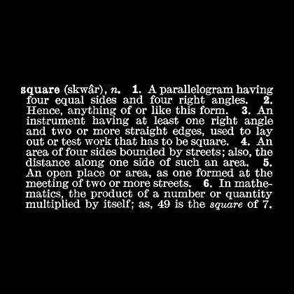 “标题为[艺术作为理念（作为理念）]”[Square]，1968年 by Joseph Kosuth