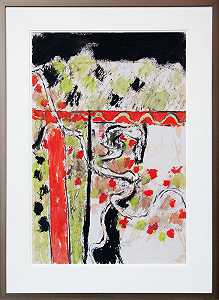 红与绿，1963年 by William Crozier
