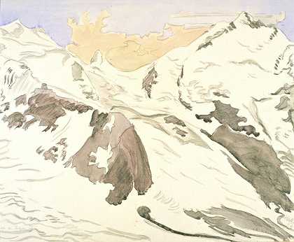 《雪与岩石》第二卷，1957年 by Erich Heckel