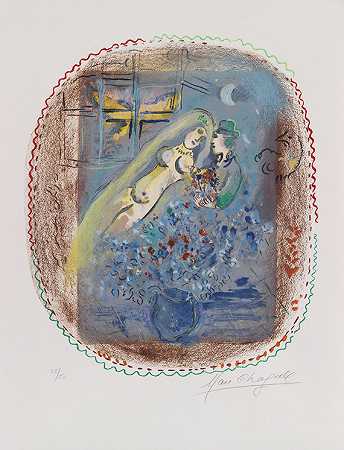 威德蒙，1968年。 by Marc Chagall