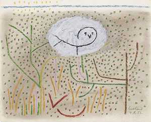 1952年《草丛中的猫头鹰》 by Paul Rand