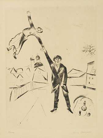 1923年，沃克一世。 by Marc Chagall