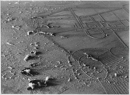 灰尘滋生（Marcel Duchamp的《工作中的灰尘》），约1920年 by Man Ray
