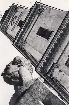 费迪南德·拉萨尔纪念碑，圣彼得堡，1930年 by Boris Ignatovich