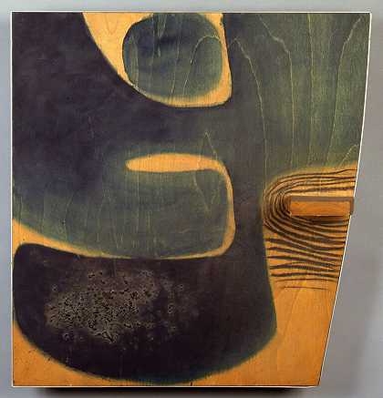 蓝色开发（靛蓝）第4号，1964年 by Victor Pasmore
