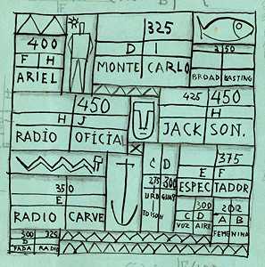 建设性广播电台C，1939年 by Joaquín Torres-García
