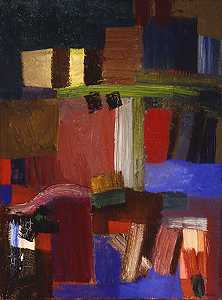 琼的画，1953-1954年 by Robert Natkin