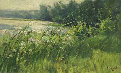 Kemnitzer Heide，1893年。 by Karl Hagemeister