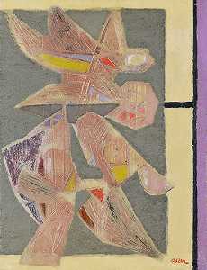 鸟类，约1940年 by Jankel Adler