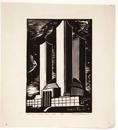 芝加哥世界博览会（#1）：联邦大厦（6个作品集），1933年 by Mark Freeman
